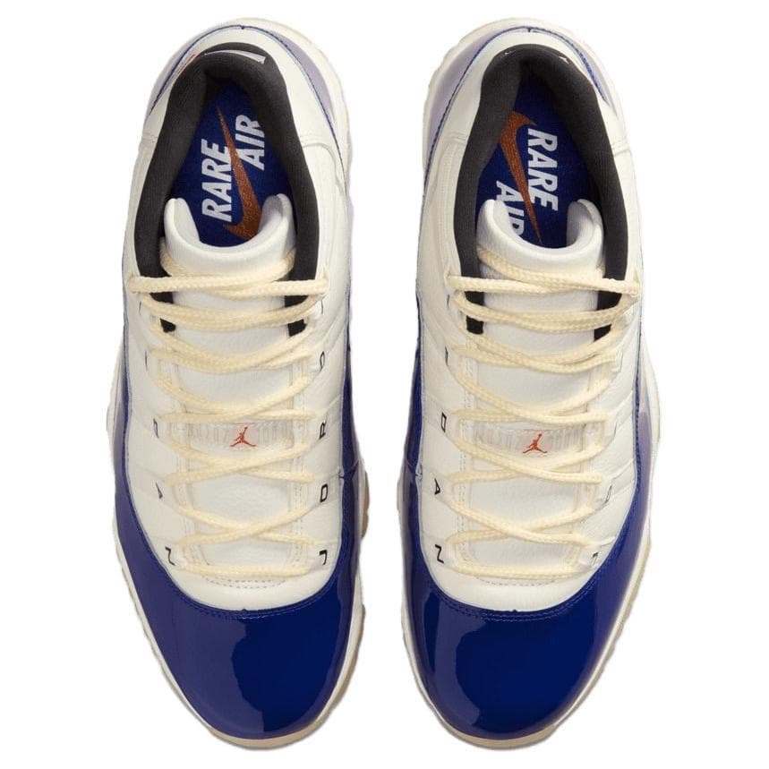 Ретро баскетбольные кроссовки Jordan Air Jordan 11 High Топ Ретро Баскетбольные Кроссовки Мужские Синие - изображение 4