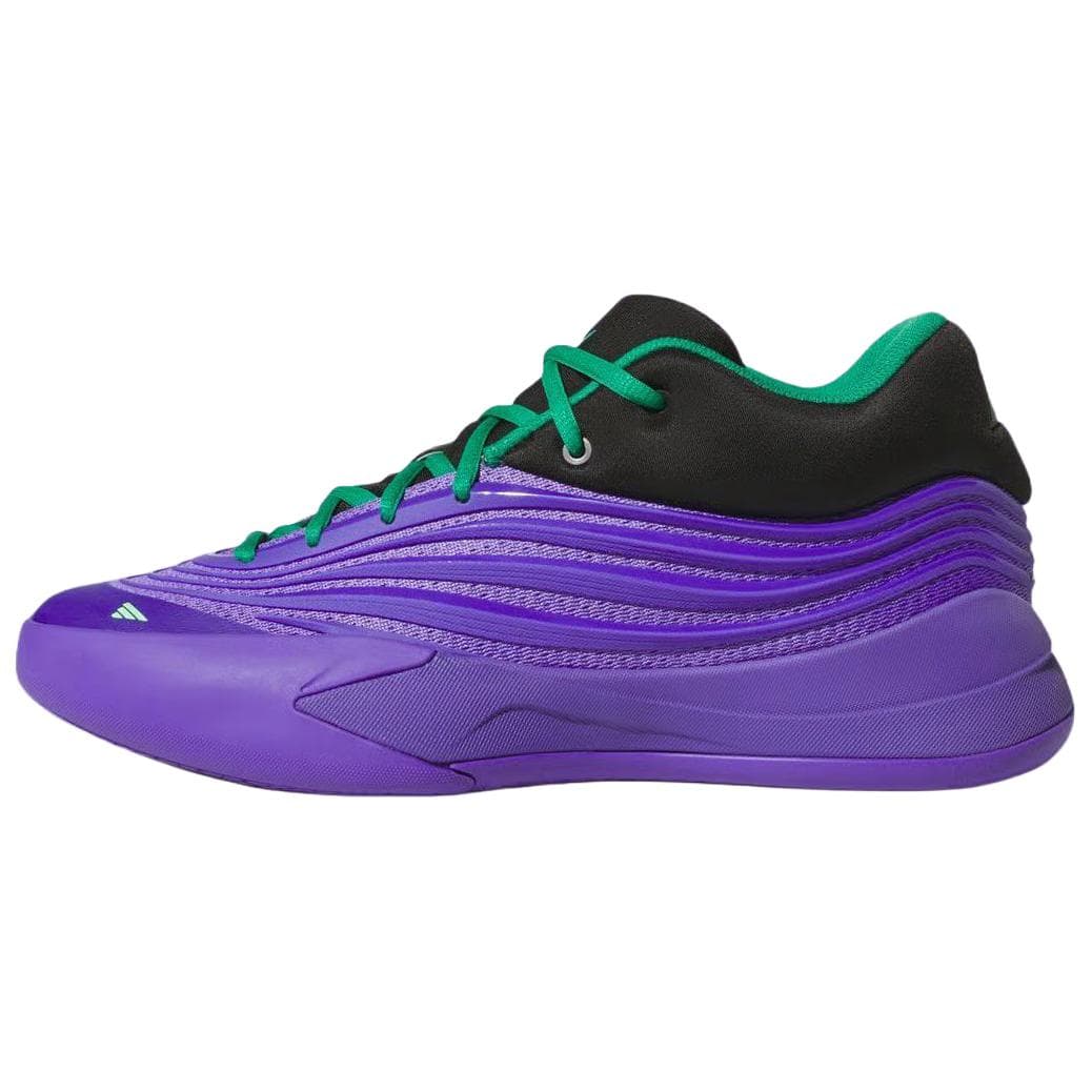 Кроссовки для баскетбола Adidas Dame 10 Low Баскетбольные кроссовки Мужские Фиолетовые Черные - изображение 1