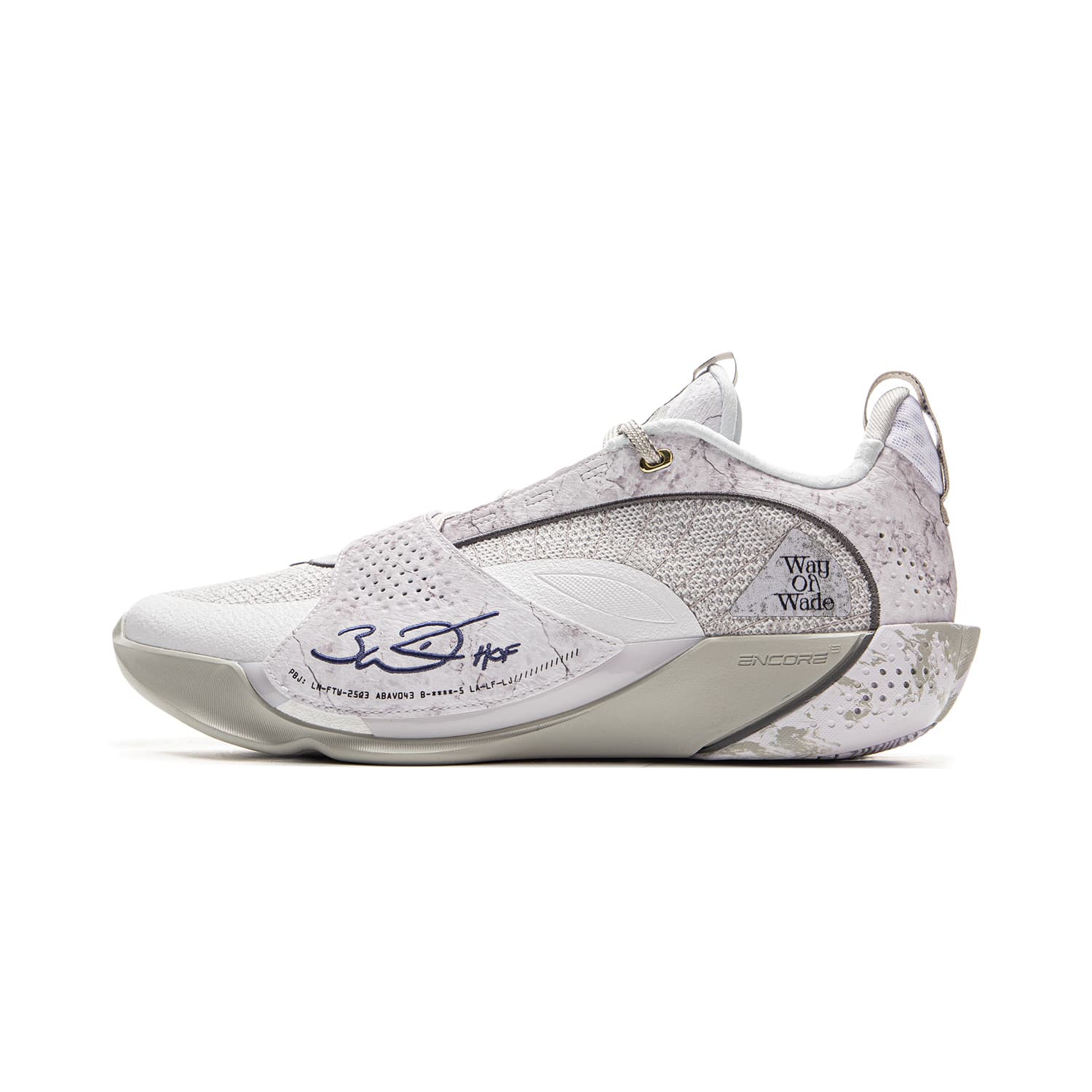 Кроссовки для баскетбола Li-Ning Wade All City 13 ENCORE Технология BOOM Лоу-топы Баскетбольные кроссовки Мужской Бело-серый - изображение 1