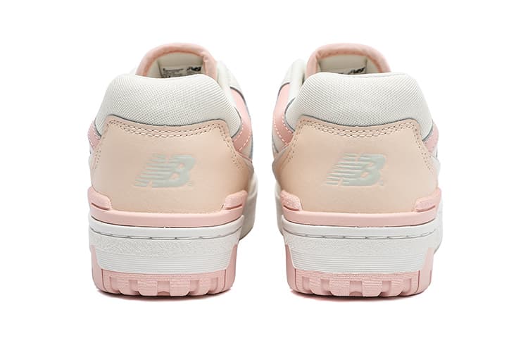 Ретро баскетбольные кроссовки New Balance 550 White Pink - изображение 4