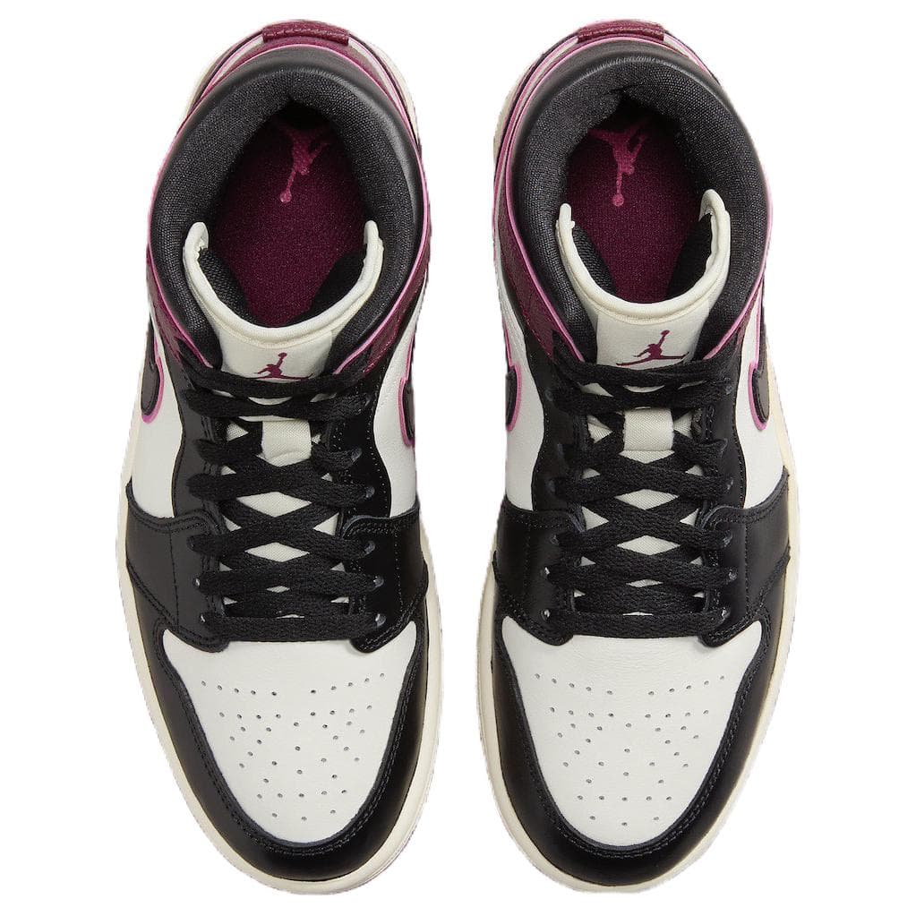 Ретро баскетбольные кроссовки Jordan Air Jordan 1 Mid "Bordeaux" - изображение 4