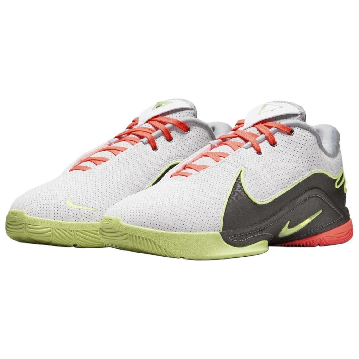 Кроссовки для баскетбола Nike LeBron 22 Противоскользящие Устойчивые к истиранию Низкие Баскетбольные кроссовки Мужские Белые - изображение 3