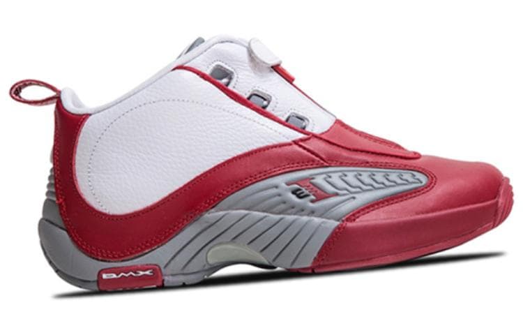 Ретро баскетбольные кроссовки Reebok Answer IV White Red Grey - изображение 2