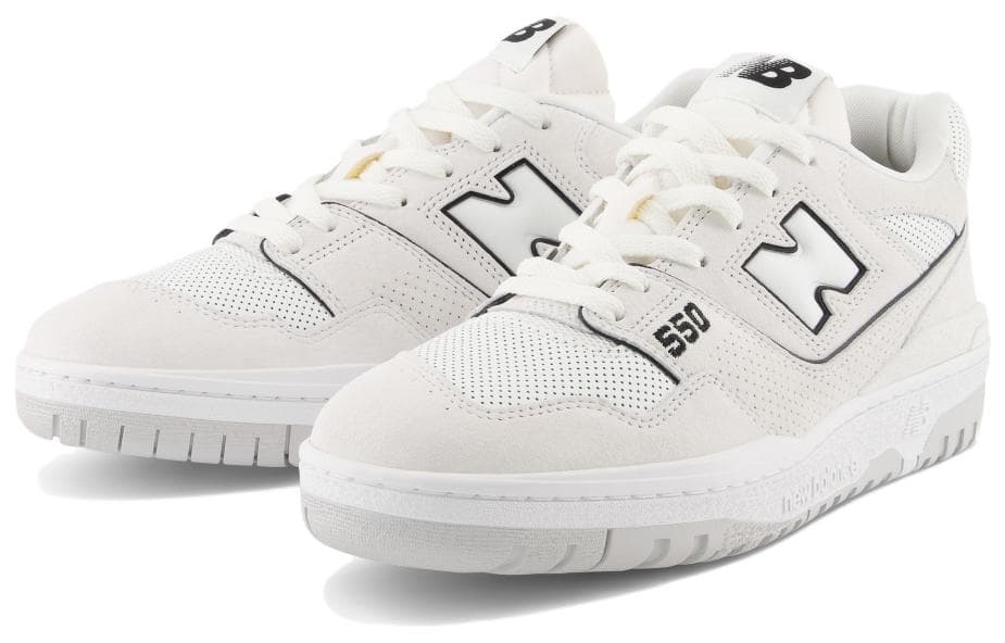 Ретро баскетбольные кроссовки New Balance 550 White - изображение 3