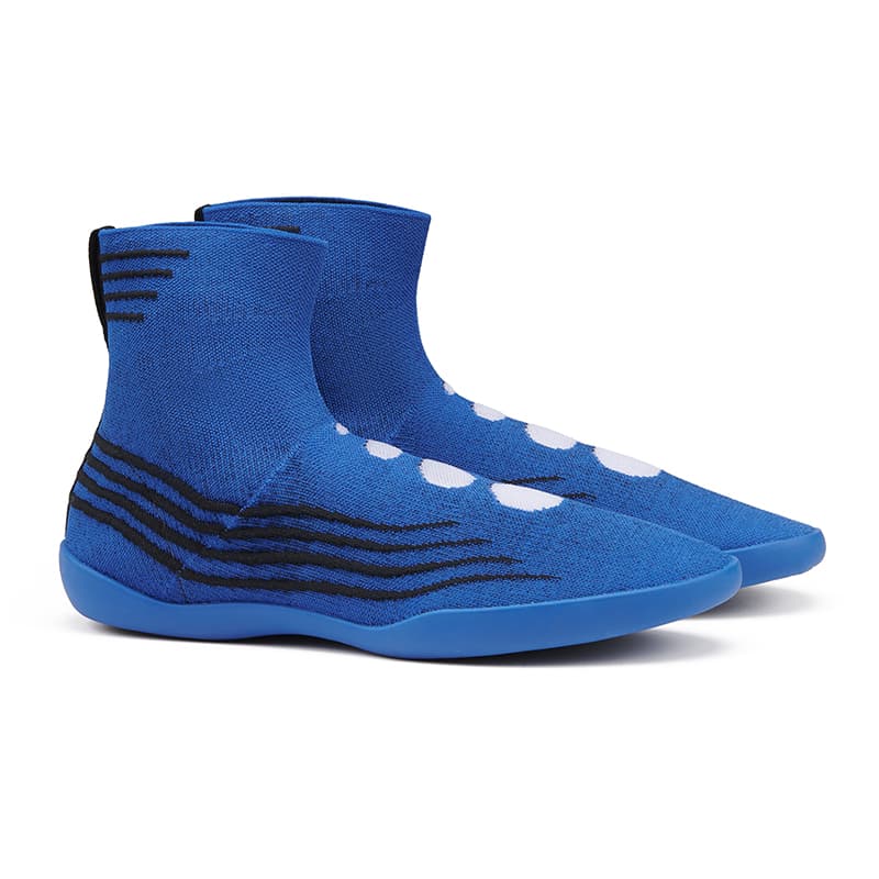 Ретро баскетбольные кроссовки EQLZ EQUALIZER Ткань Легкий Anti Slip High Top Винтажные Баскетбольные Кроссовки Унисекс Синий - изображение 2