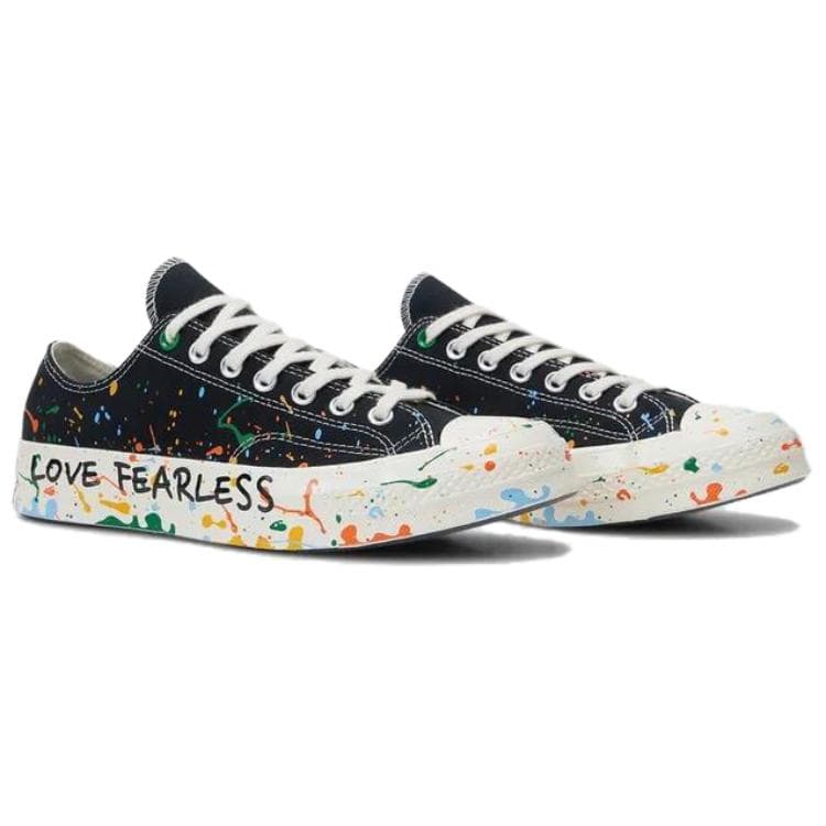 Кеды WANGYUAN x Converse Chuck 70 Low Топ Кеды Унисекс Черные - изображение 3