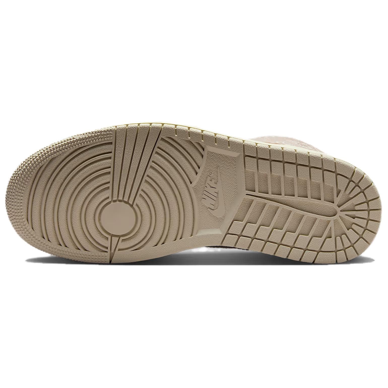 Ретро баскетбольные кроссовки Jordan Air Jordan 1 Mid Light Brown Suede — фото 6