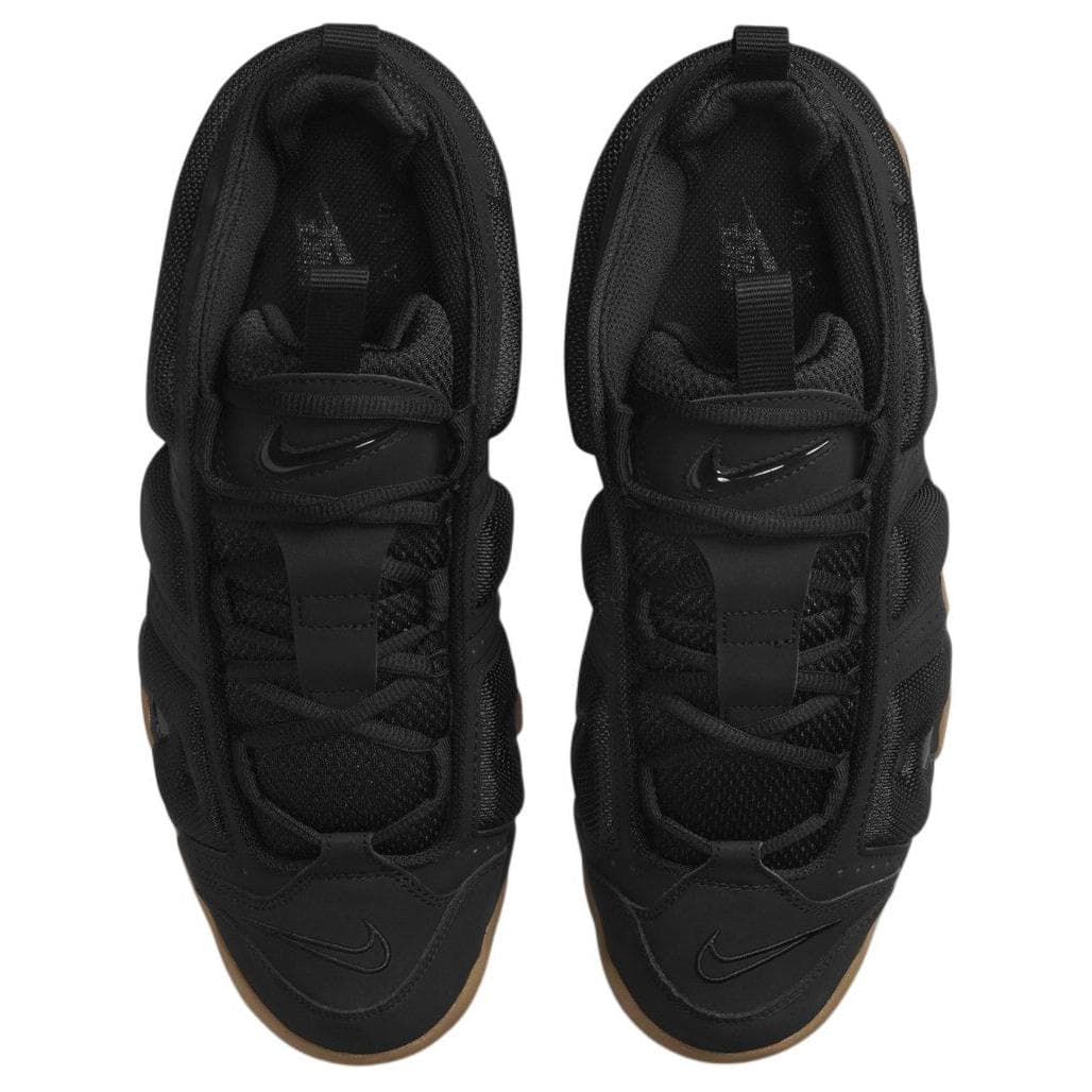 Кроссовки для баскетбола Nike Air More Uptempo противоскользящие устойчивые к истиранию низкие баскетбольные кроссовки унисекс черные - изображение 4