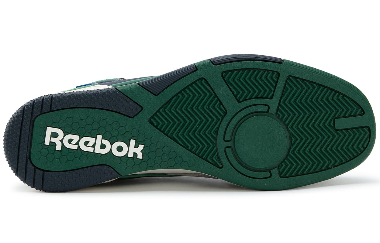 Ретро баскетбольные кроссовки Nautica x Reebok BB 4000 II MID White Green - изображение 5
