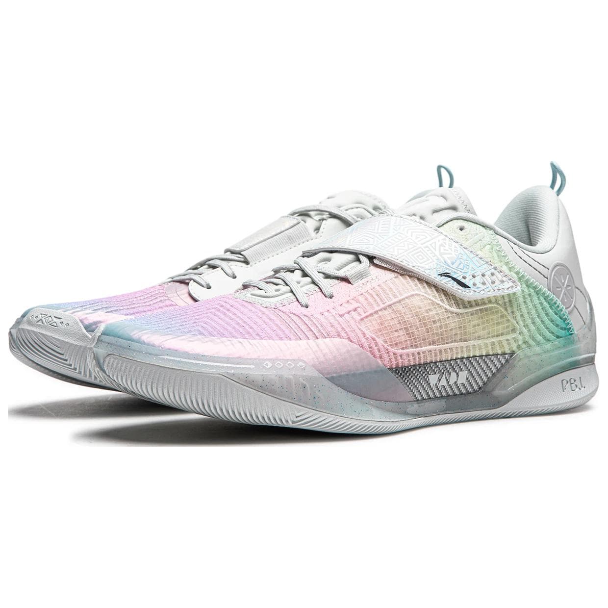 Кроссовки для баскетбола LiNing Wade 808 4 Ultra White Pink Blue - изображение 3