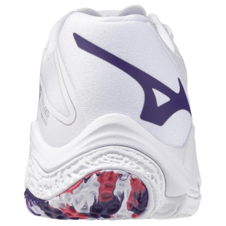 Кроссовки для спортзала Mizuno Wave Lightning Z8 Износостойкие и Легкие Низкие Кроссовки для тренировок Женские Белые - изображение 4