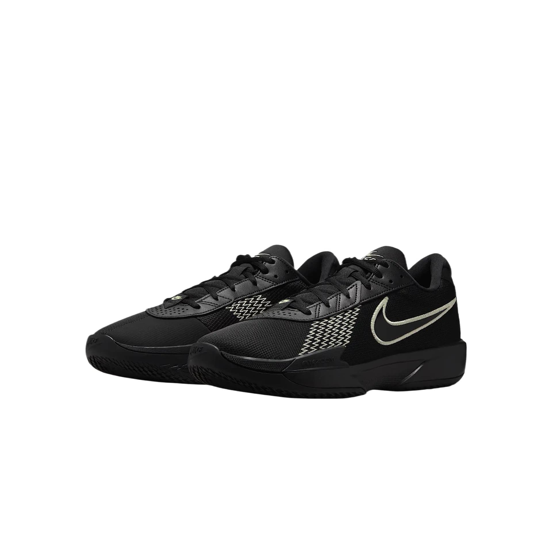 Кроссовки для баскетбола Nike Air ZOOM g.T. Cut ACADEMY Легкие Низкие Баскетбольные Кроссовки Унисекс Черные - изображение 3