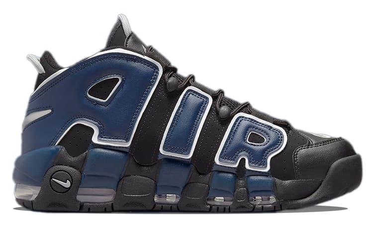 Кроссовки для баскетбола Nike Air More Uptempo Black Red Blue - изображение 2