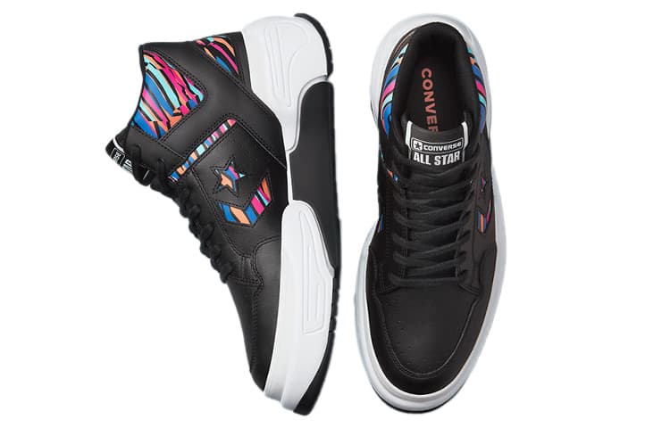 Ретро баскетбольные кроссовки Converse Weapon CX Black Multicolor - изображение 4