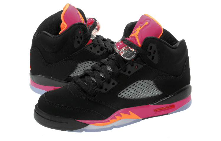 Ретро баскетбольные кроссовки Jordan Air Jordan 5 Retro Black Pink - изображение 4