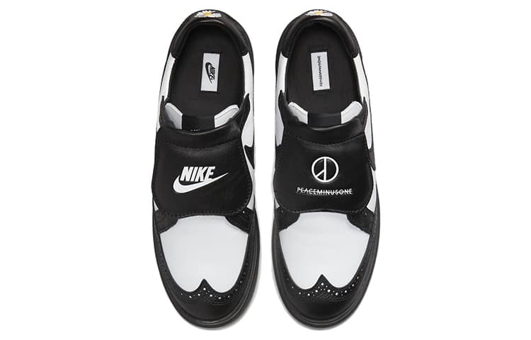 Кроссовки Peaceminusone x Nike Kwondo 1 Black White - изображение 4
