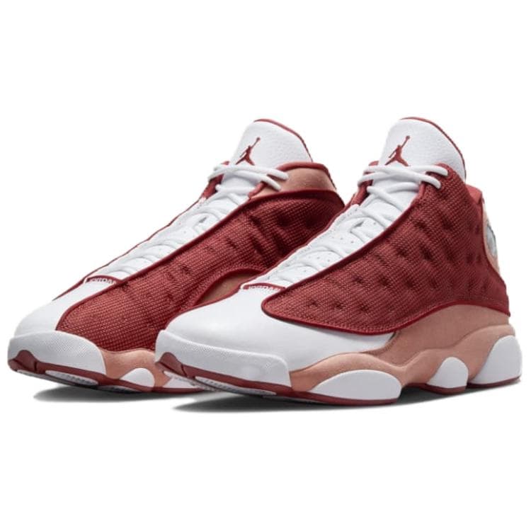 Ретро баскетбольные кроссовки Jordan Air Jordan 13 'Dune Красный' Трендовый MID Топ Винтажные Баскетбольные Кроссовки Мужские Оранжевые Белые - изображение 3