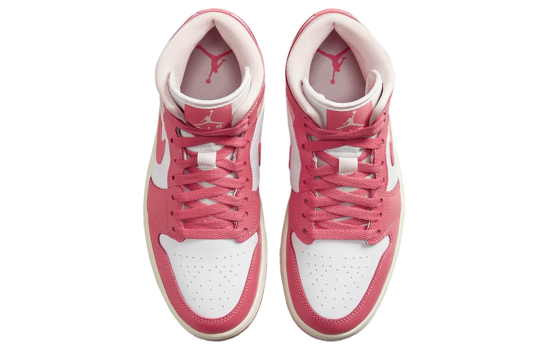 Ретро баскетбольные кроссовки Jordan Air Jordan 1 Mid "Strawberries and Cream" - изображение 4