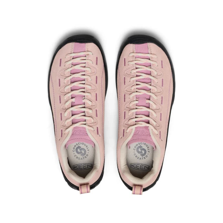 Кроссовки Keen Jasper Кожа Устойчивая к истиранию Дышащая Низкие Кеды для Альпинизма и Треккинга Женские Светло-розовые - изображение 5