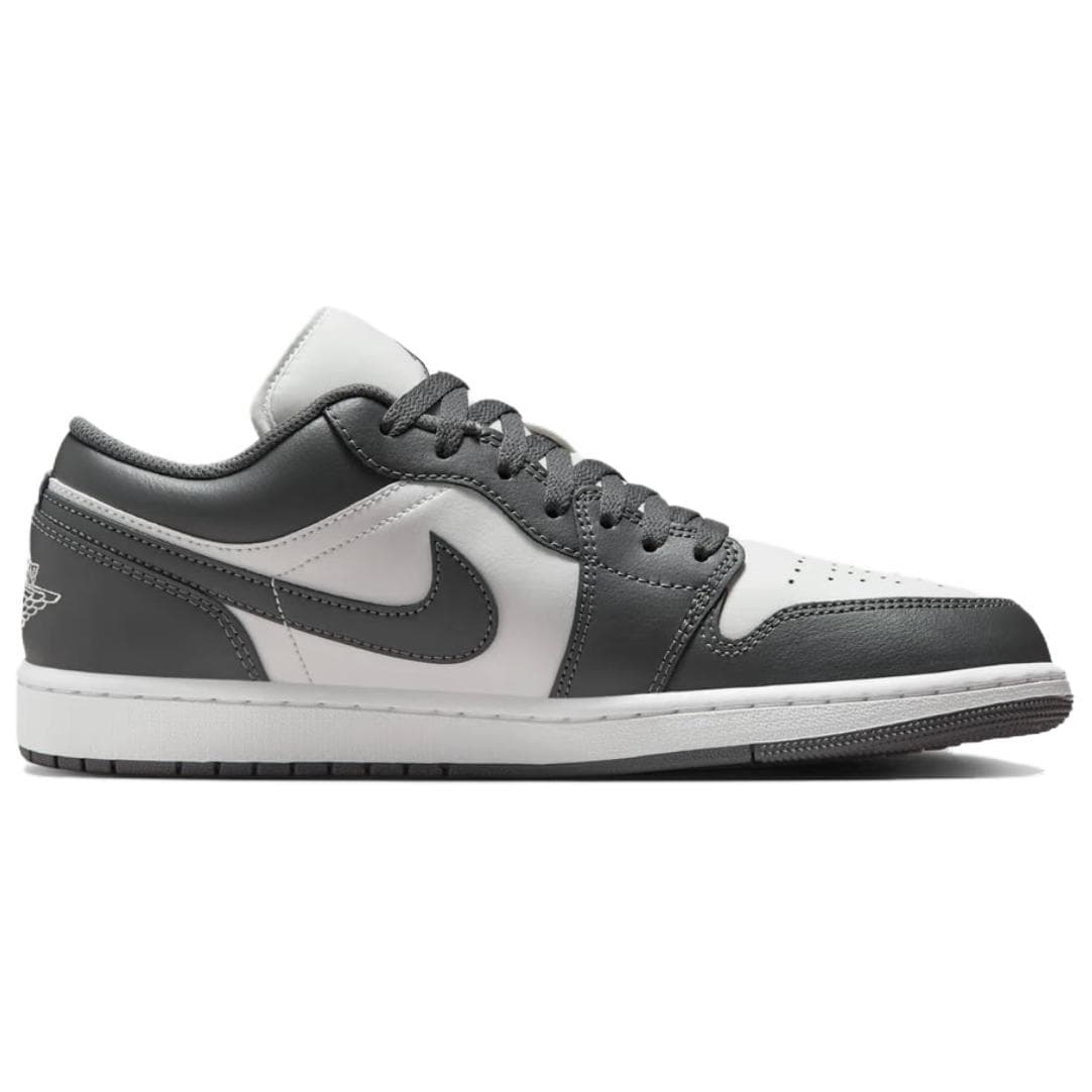 Ретро баскетбольные кроссовки Jordan Air Jordan 1 Low Grey White - изображение 2