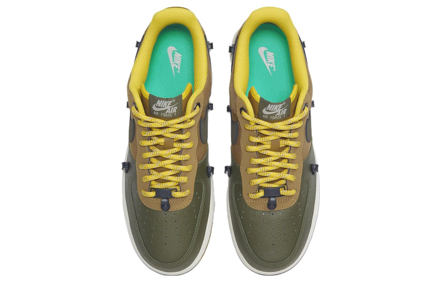 Кроссовки Nike Air Force 1 Low Brown Green — фото 5