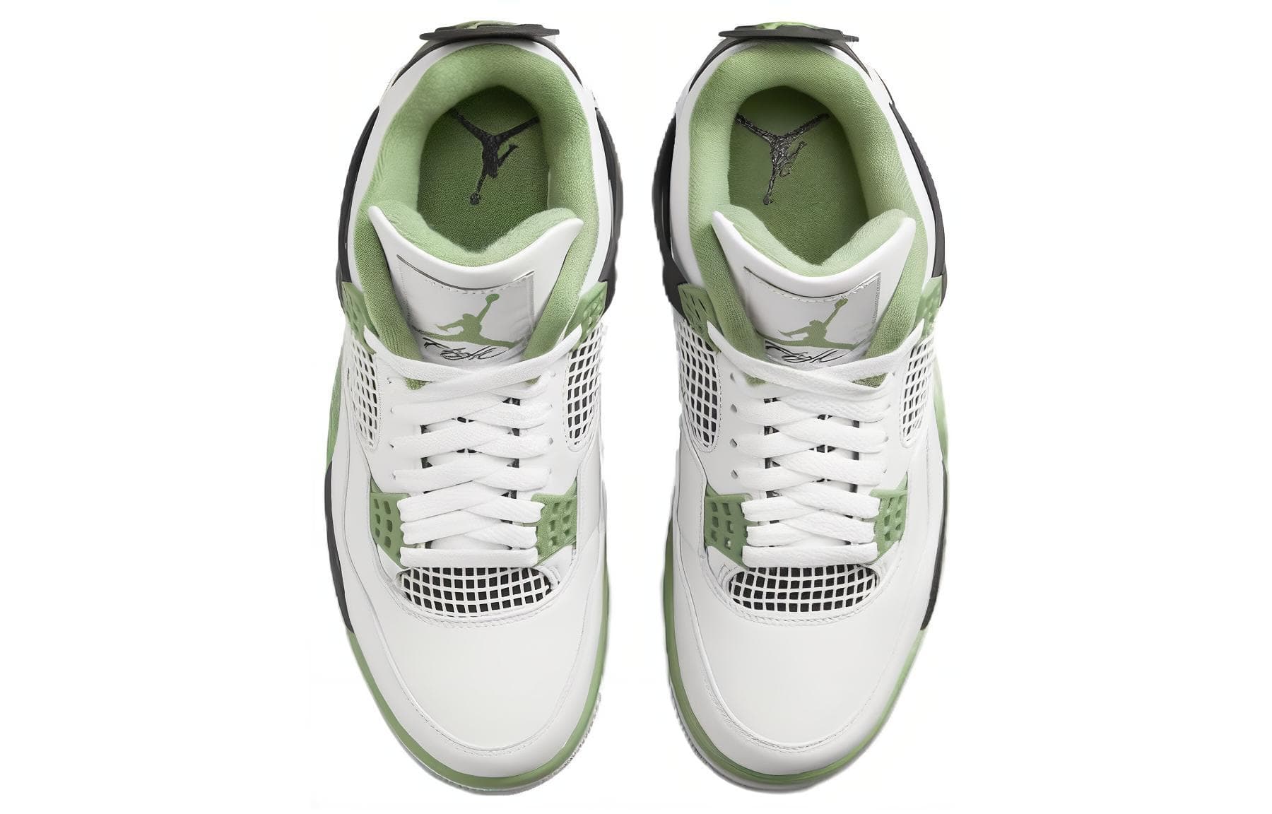 Ретро баскетбольные кроссовки Jordan Air Jordan 4 "Oil Green" - изображение 4
