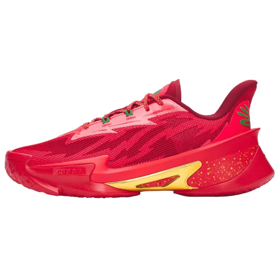Кроссовки для баскетбола Under Armour CURRY SERIES 7 Low Топ Баскетбольные кроссовки Мужские Красные - изображение 1