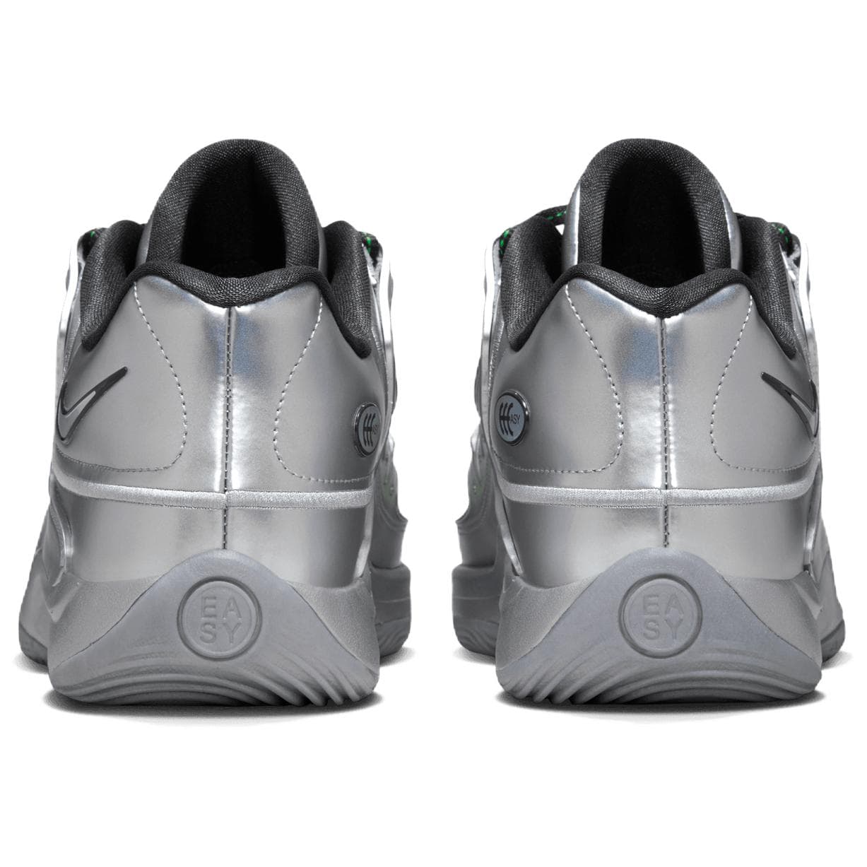 Кроссовки для баскетбола Nike KD 18 Противоскользящие Устойчивые к износу Низкие Баскетбольные кроссовки Мужские Серебристо-серые - изображение 7