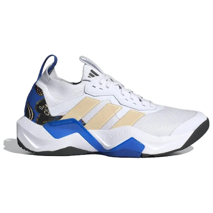 Кроссовки для спортзала Adidas Rapidmove Adv 2 Устойчивые к истиранию низкие тренировочные кроссовки для женщин белые - изображение 2