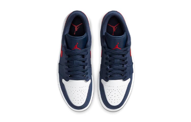 Ретро баскетбольные кроссовки Jordan Air Jordan 1 Low "USA" — фото 4