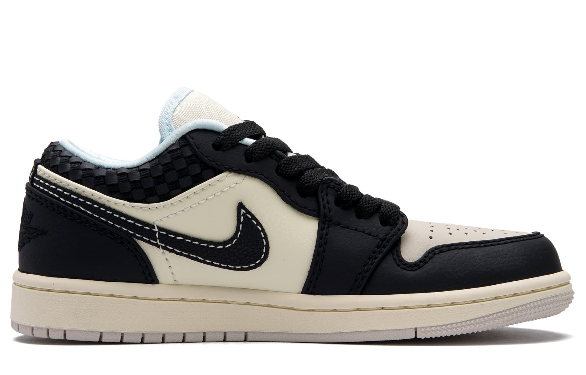 Ретро баскетбольные кроссовки Jordan Air Jordan 1 "Weave Panda" — фото 2