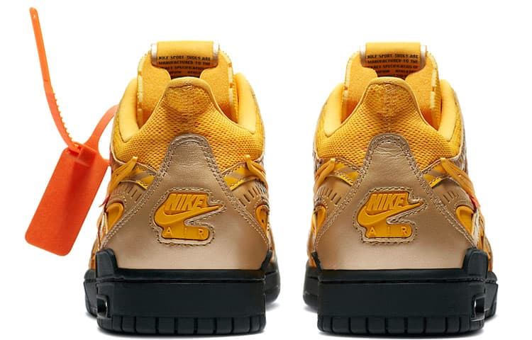 Кроссовки OFF-WHITE x Nike Rubber Dunk "University Gold" - изображение 5