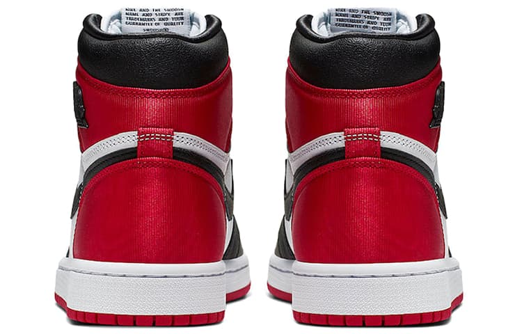 Ретро баскетбольные кроссовки Jordan Air Jordan 1 Retro High Satin Black Toe - изображение 4