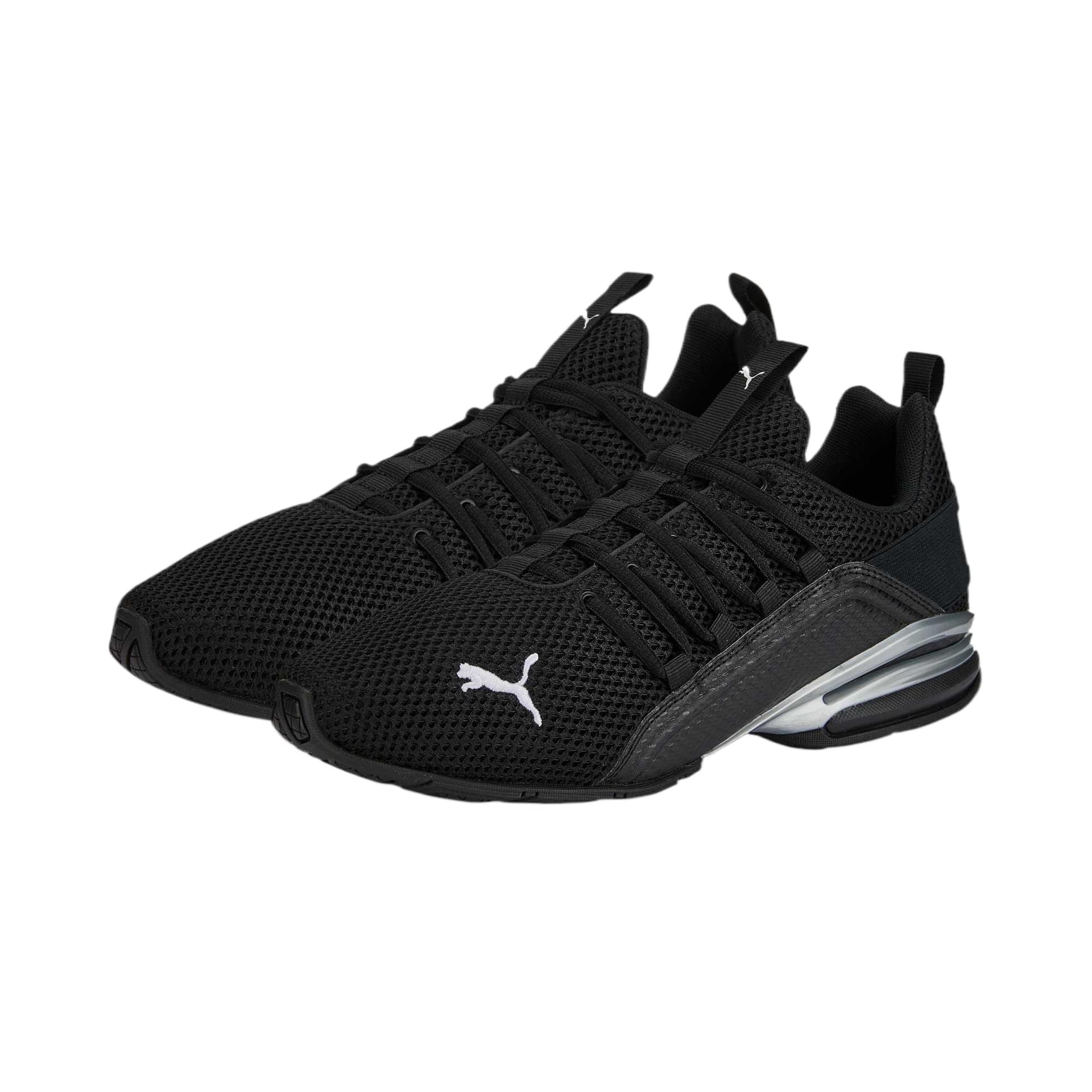 Кроссовки для спортзала PUMA Axelion Износостойкие Легкие Низкие Тренировочные Кроссовки Мужские Черные - изображение 3