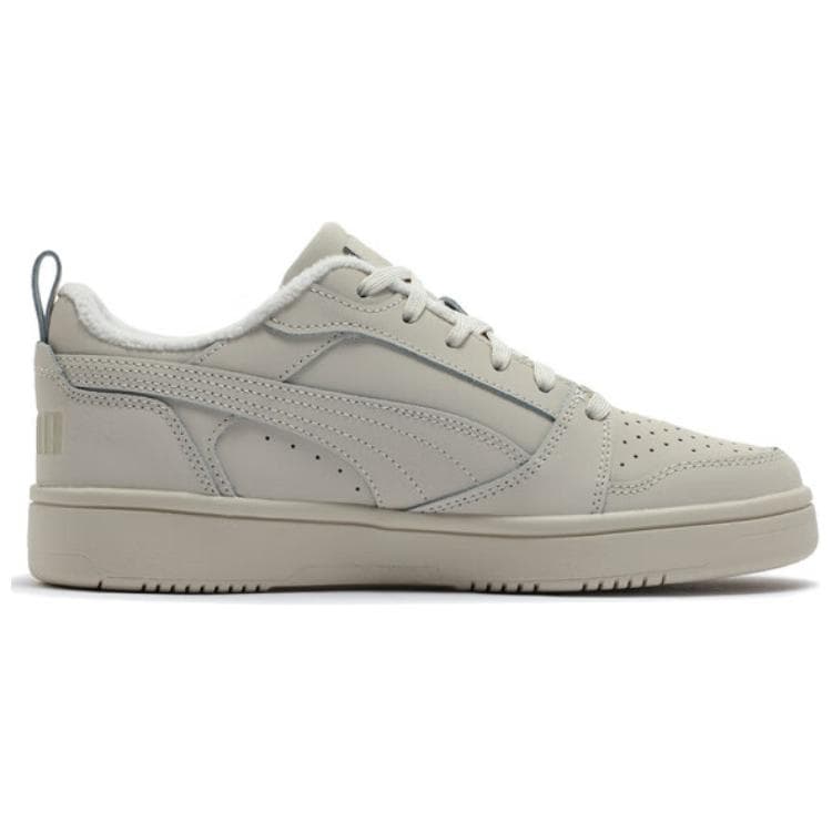 Кроссовки PUMA Rebound V6 Устойчивые к истиранию Низкие Кроссовки для скейтбординга Унисекс Серые - изображение 2