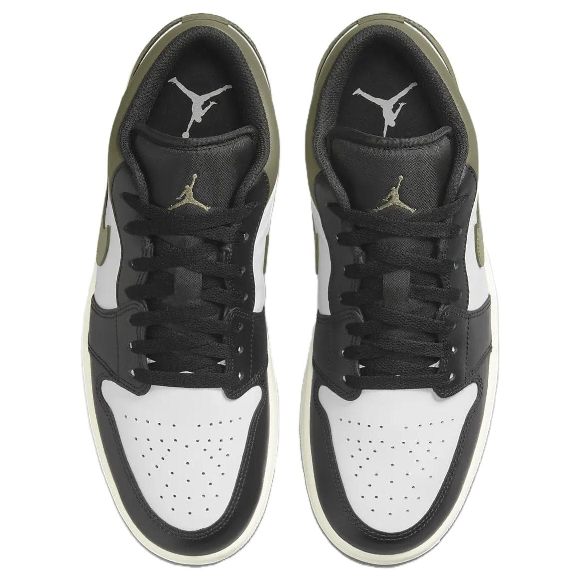 Ретро баскетбольные кроссовки Air Jordan 1 Low "Medium Olive" - изображение 4