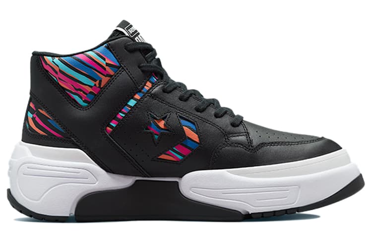 Ретро баскетбольные кроссовки Converse Weapon CX Black Multicolor - изображение 2