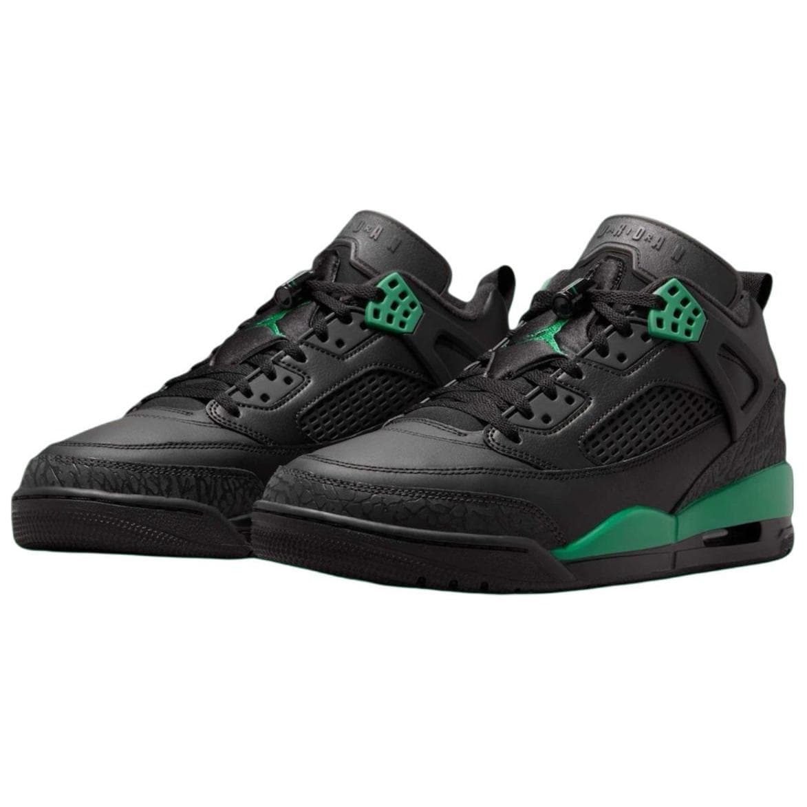Ретро баскетбольные кроссовки Jordan Spizike Low “Celtics” Удобный Противоскользящая износостойкая Лоу-топы Ретро баскетбольные кроссовки Мужской Черный - изображение 3