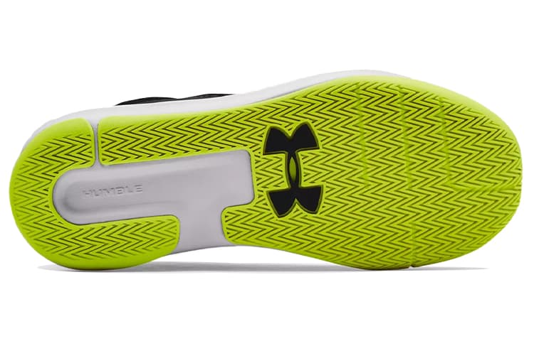 Ретро баскетбольные кроссовки Under Armour Lockdown 5 Black Green - изображение 5