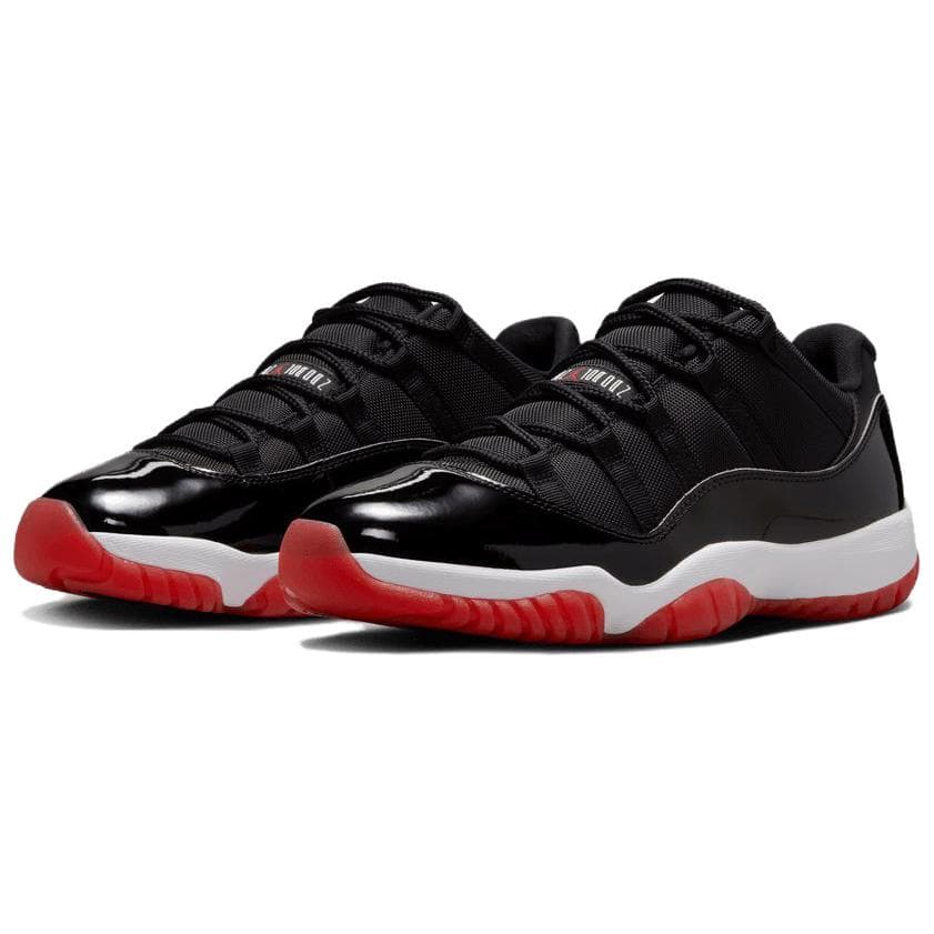 Ретро баскетбольные кроссовки Air Jordan 11 Low "Bred" - изображение 3