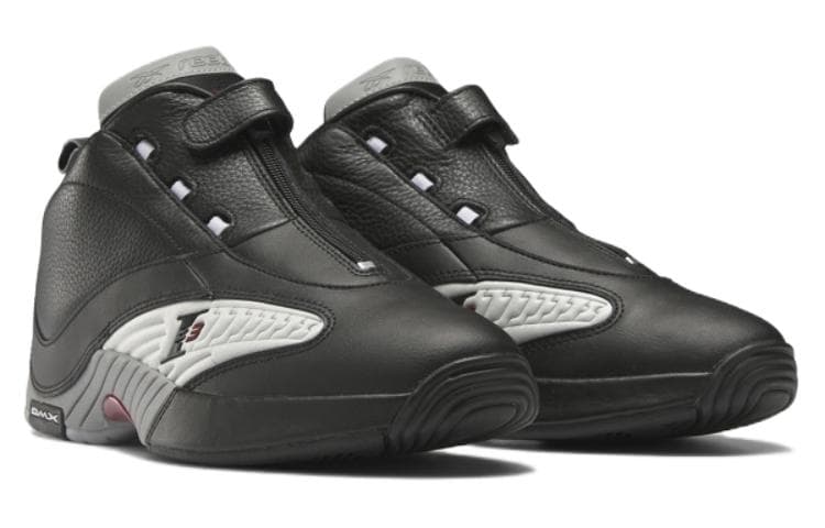 Ретро баскетбольные кроссовки Reebok Answer IV Black Grey White - изображение 3
