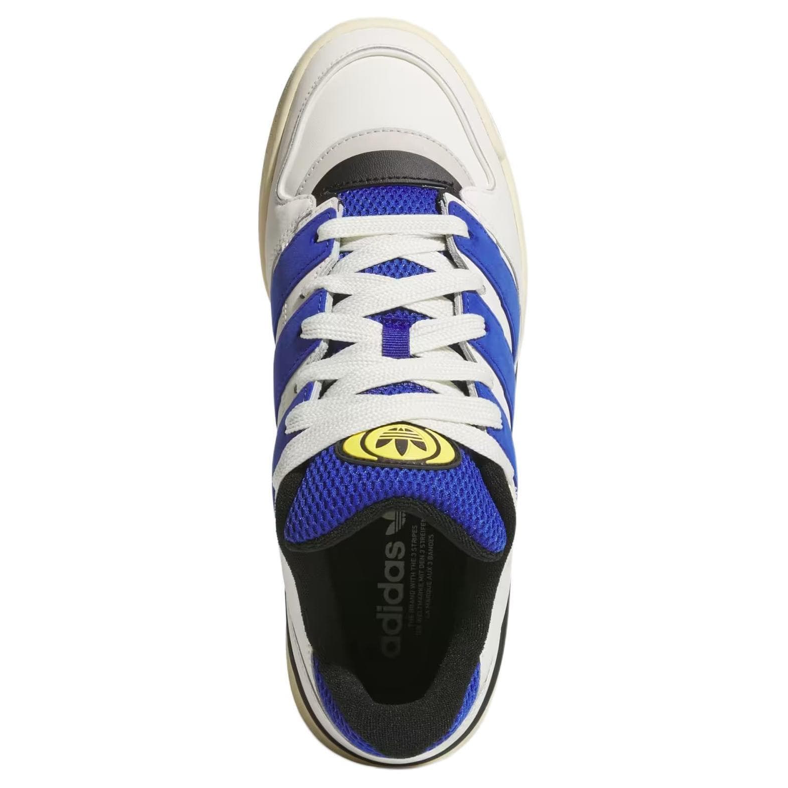 Кроссовки для баскетбола Adidas Originals FORUM 2000 Мягкий и Комфортный Устойчивый к Износу Низкие Баскетбольные Кроссовки Унисекс Белый Синий - изображение 3