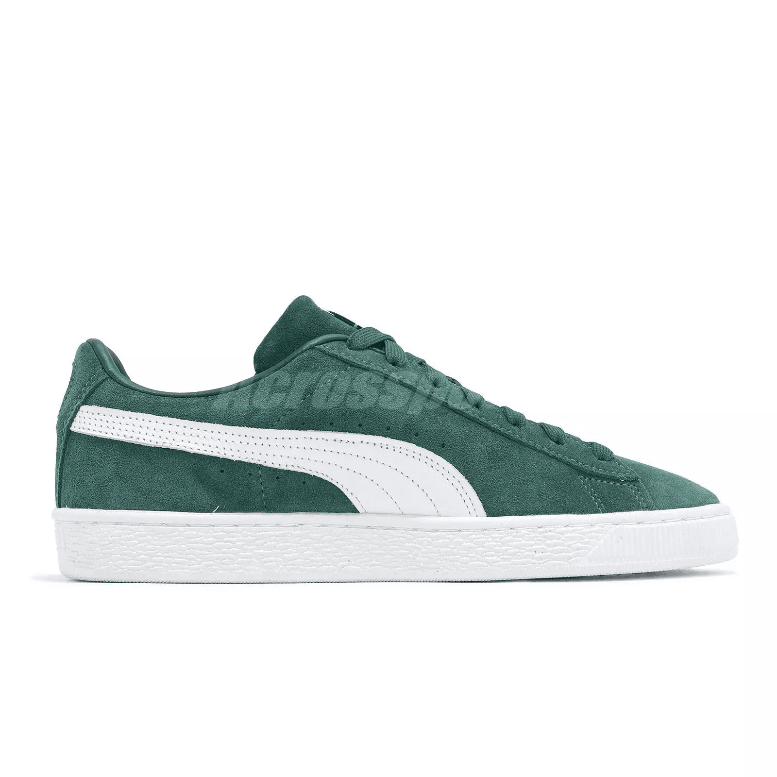 Кроссовки PUMA Suede Classic Износостойкие и Легкие Низкие Кроссовки для скейтбординга Унисекс Зеленые - изображение 2