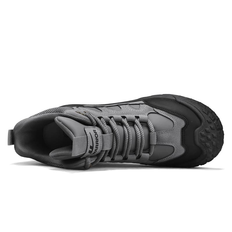 Кроссовки Warrior Альпинистские и туристические ботинки High Top Черный Серый Мужской - изображение 3