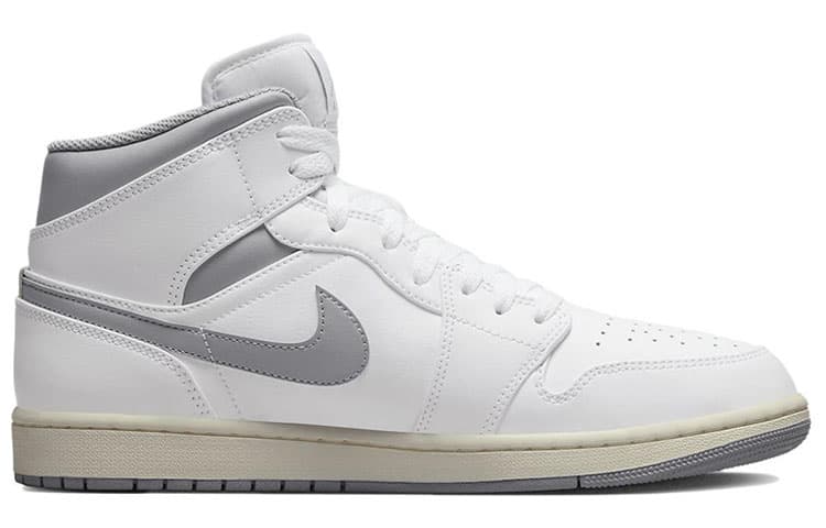 Ретро баскетбольные кроссовки Jordan Air Jordan 1 Mid "Vintage Grey" - изображение 2