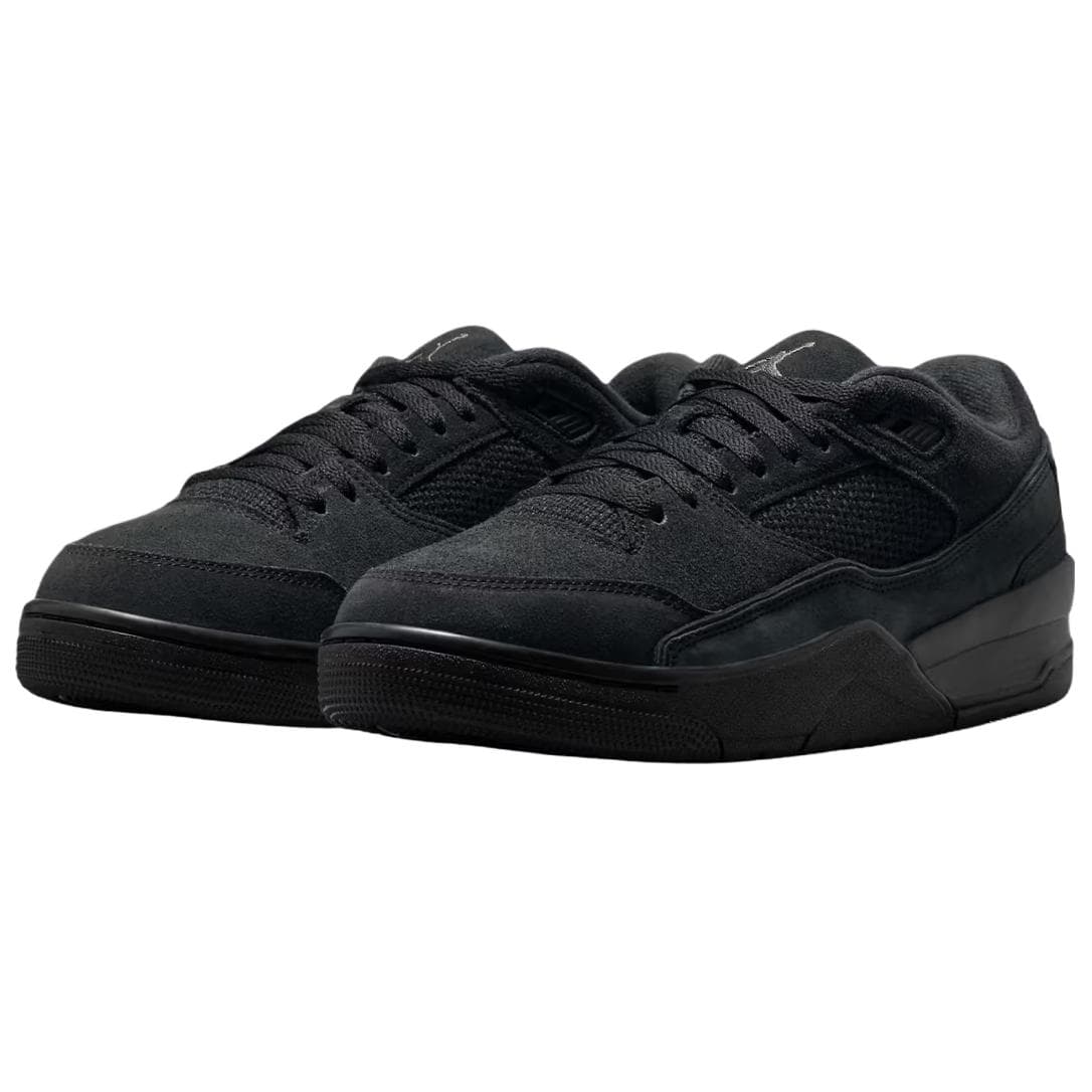 Кроссовки Jordan Flight Court Low Top Винтажные Баскетбольные Кроссовки Мужские Черные - изображение 3