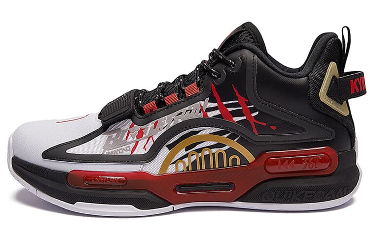 Кроссовки для баскетбола 361° Signature Mid Basketball Shoes Black Red - изображение 1