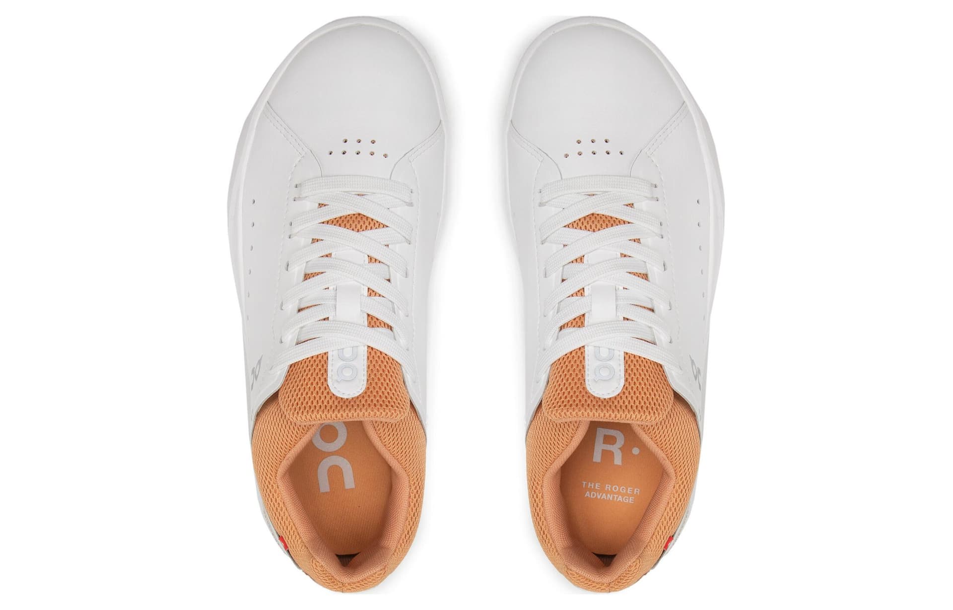 Кроссовки On The Roger Low White Orange - изображение 4