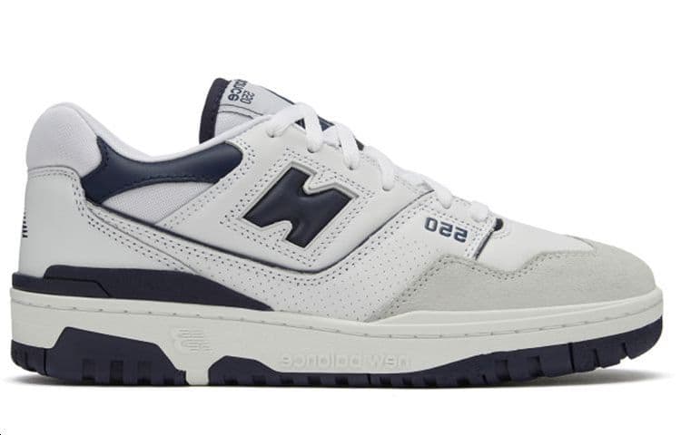 Ретро баскетбольные кроссовки New Balance 550 Navy - изображение 2