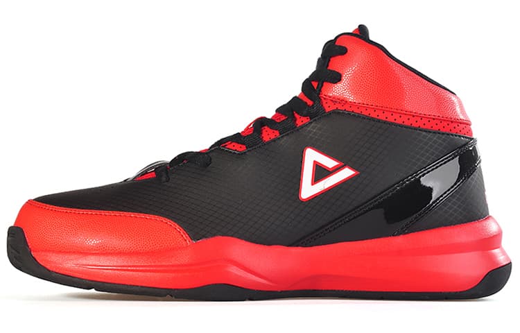 Кроссовки для баскетбола Peak New Star Mid Basketball Shoes Black Red - изображение 1